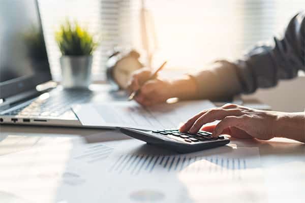Tax deduction planning concept